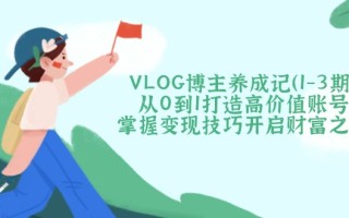 VLOG博主养成记(1-3期