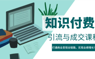IP合伙人知识付费虚拟项目，引流与成交课程，打通商业变现全链路，实现业绩增长！