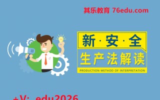 新安全生产法解读（4集） mp4高清无水印视频教程网盘免费下载