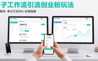 最新扣子工作流引流创业粉玩法，简单高效玩法单日引流100+