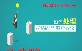 如何处理客户异议（2集） mp4高清无水印视频教程网盘免费下载