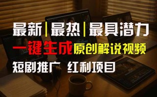 短剧推广新思路，AI一键生成原创解说视频，10分钟产出100条，30天赚了5.5w