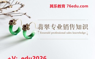 翡翠专业销售知识（5集） mp4高清无水印视频教程网盘免费下载