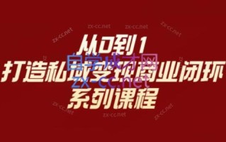 李润老师·从0到1打造私域变现商业闭环