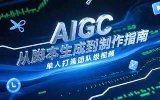 AIGC视频制作指南，从脚本生成到剪辑全流程，单人打造团队级视频