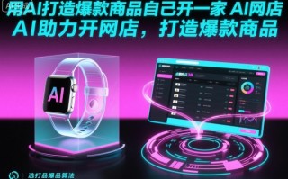 用AI打造爆款商品自己开一家AI网店，AI助力开网店，打造爆款商品
