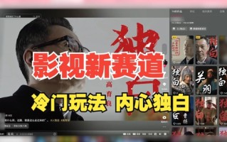 最新影视解说玩法，人物独白，30天涨粉24万+，全流程拆解【揭秘】