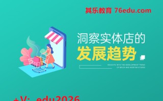 洞察实体店的发展趋势（5集） mp4高清无水印视频教程网盘免费下载