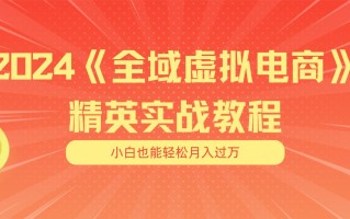 月入五位数 干就完了 适合小白的全域虚拟电商项目(无水印教程+交付手册