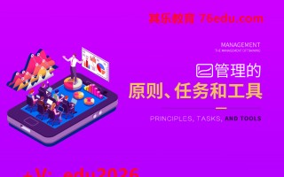 管理的原则、任务和工具（4集） mp4高清无水印视频教程网盘免费下载
