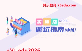 实体店避坑指南(中坑)（5集） mp4高清无水印视频教程网盘免费下载