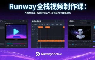 Runway全栈视频制作课：AI视频生成，智能剪辑技术，影视级特效处理系统