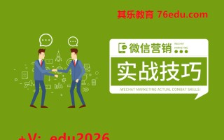 微信营销实战技巧（6集） mp4高清无水印视频教程网盘免费下载