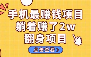 暴利项目，手机一键代发视频被动收入1000+，零成本做老板长期管道收益！