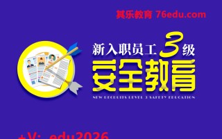 新入职员工三级安全教育（3集） mp4高清无水印视频教程网盘免费下载