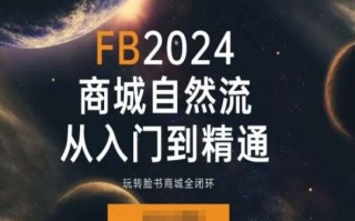 2024Faceboo商城自然流(从入门到精通)，玩转脸书商城全闭环