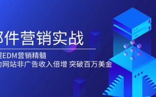 邮件营销实战，掌握EDM营销精髓，助力网站非广告收入倍增，突破百万美金