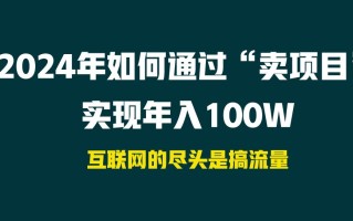 2024年如何通过“卖项目”实现年入100W