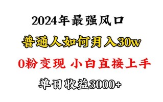 (9630期)小游戏直播最强风口，小游戏直播月入30w，0粉变现，最适合小白做的项目