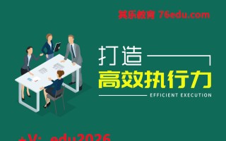 打造高效执行力（7集） mp4高清无水印视频教程网盘免费下载